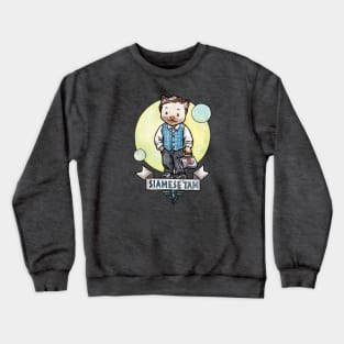 Siamese Tam Crewneck Sweatshirt